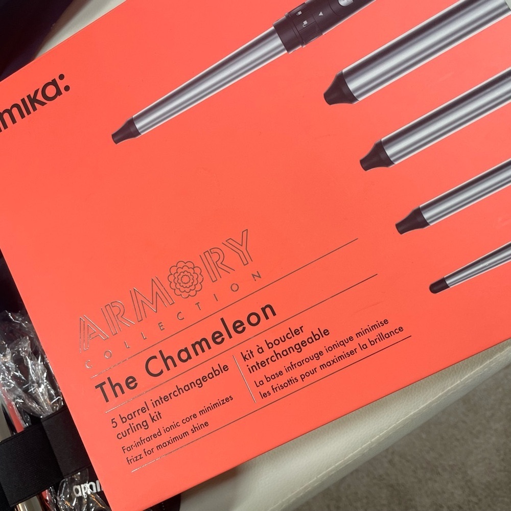 Amika the chamaleon 5 barrel interchangeable curling kit